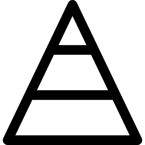 Importance ui pyramid importance icon