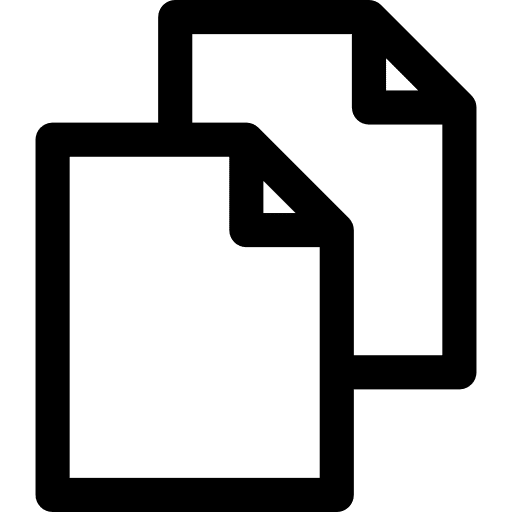 Document interface paper document icon