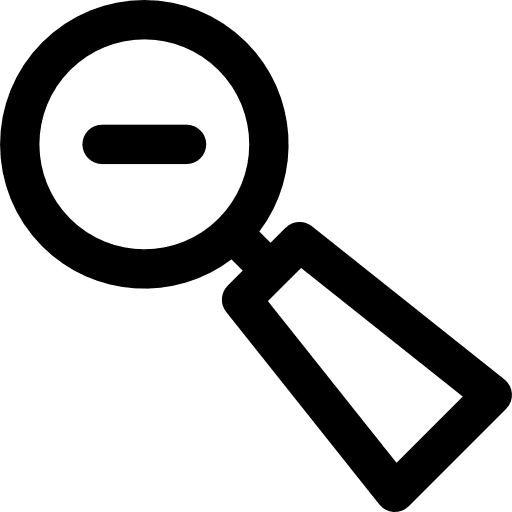 Zoom out ui zoom out interface icon