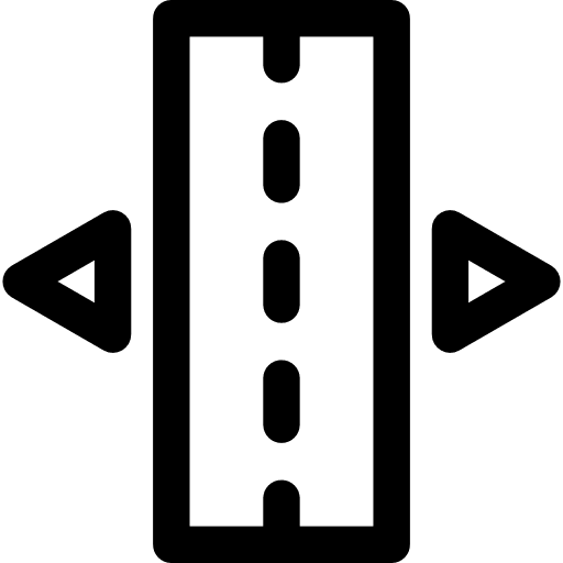 Broken line ui transport broken line icon