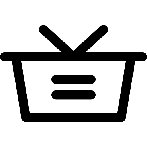 Ecommerce ui basket shopping icon