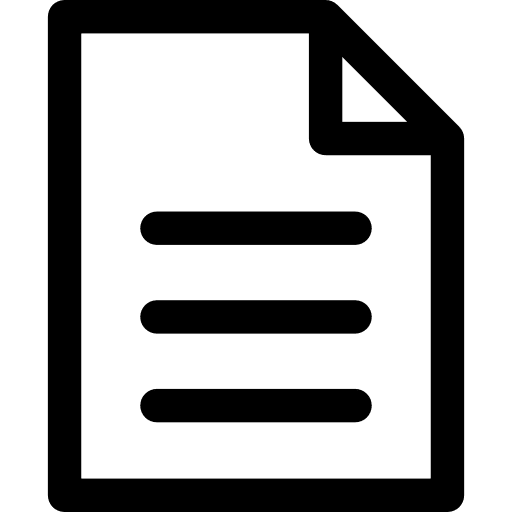 Lines interface document lines icon