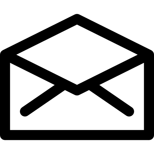 Opened letter ui envelope icon