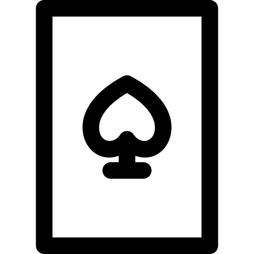 Playing cards ui ace poker icon