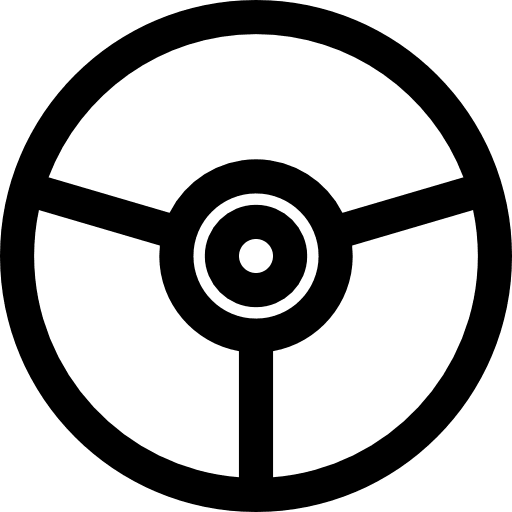 Steering steering wheel ui icon
