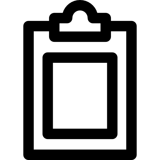 Clipboard ui document clipboard icon