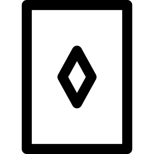 Diamond card shapes ui icon