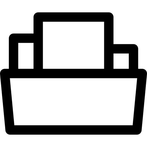 Document folder interface ui icon