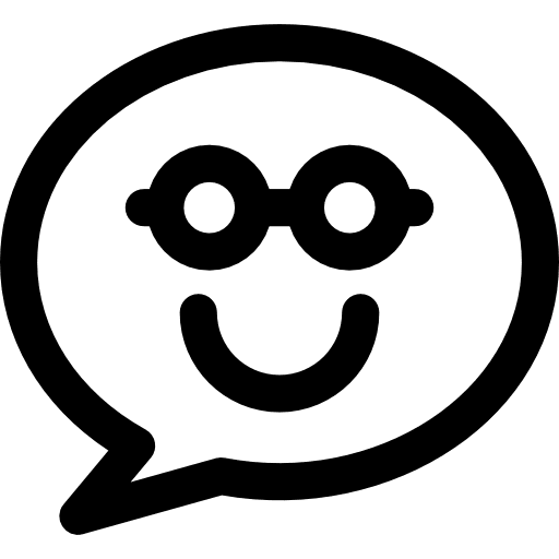 Gestures speech bubble gestures happy icon
