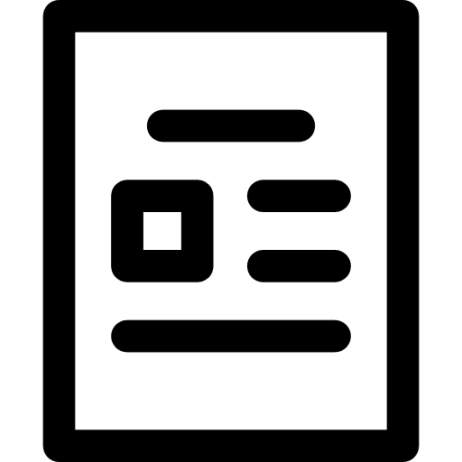 Image interface article image icon