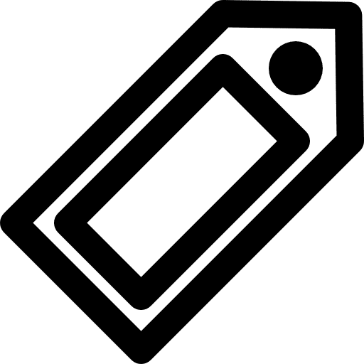 Label label price commerce icon