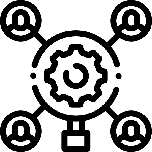 Analytics settings seo and web user icon