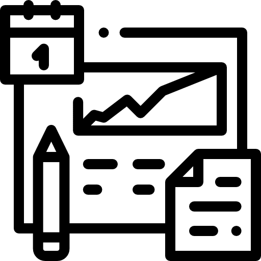 Planning planning digital marketing computing icon