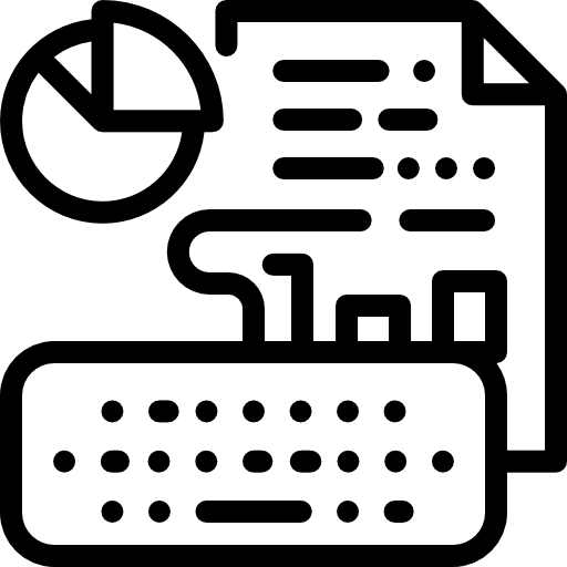 Digital marketing files and folders digital programming icon