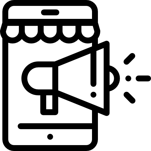 Digital marketing seo and web browser digital icon