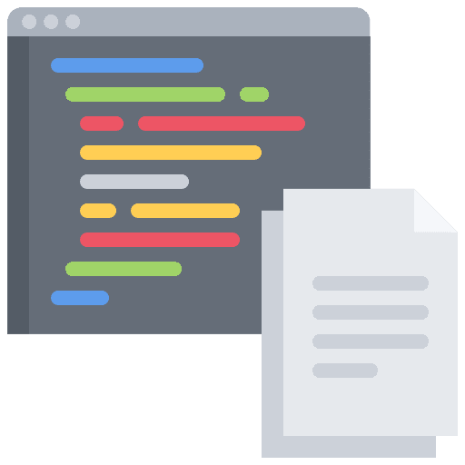 Documentation computer programmer programming icon