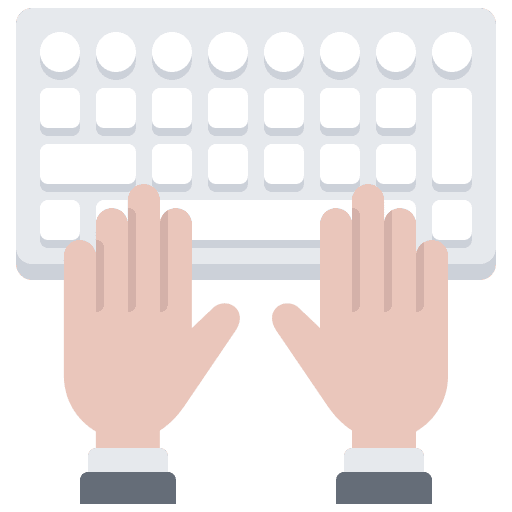 Keyboard keys keyboard type icon