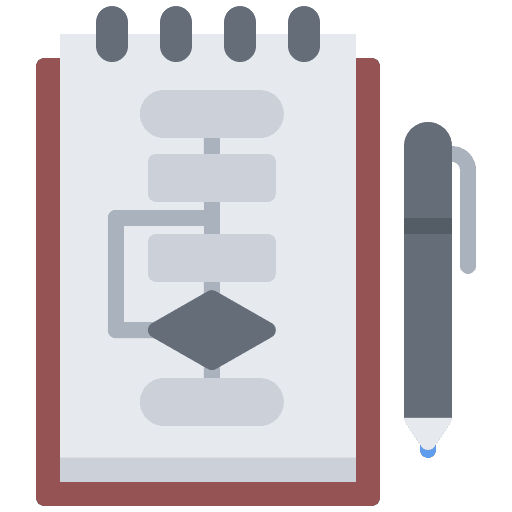 Notepad pencil notepad scheme icon Notepad pencil notepad scheme icon