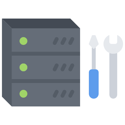 Server support it support administrator icon Server support it support administrator icon