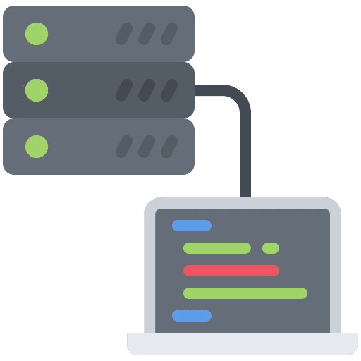 Server website browser software icon Server website browser software icon