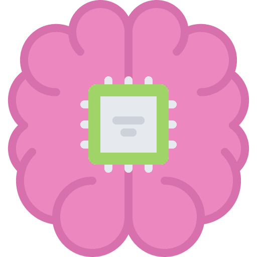 Ai processor mind ai icon Ai processor mind ai icon
