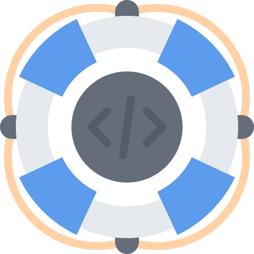 Lifeguard developer programming developing icon Lifeguard developer programming developing icon