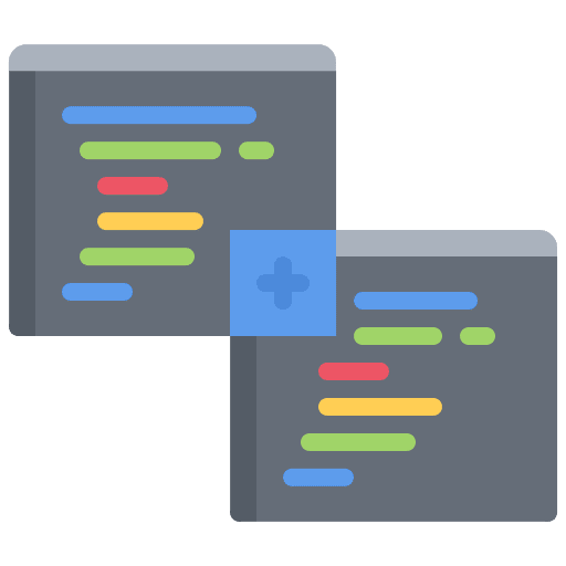 Merger coding development website icon Merger coding development website icon