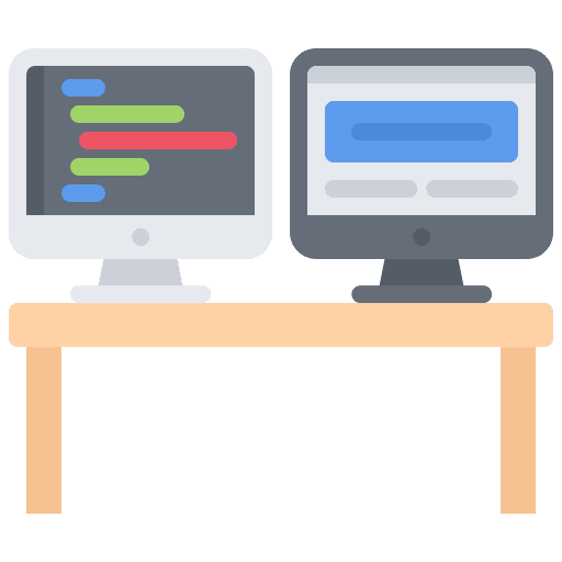 Monitor browser website multimedia icon Monitor browser website multimedia icon