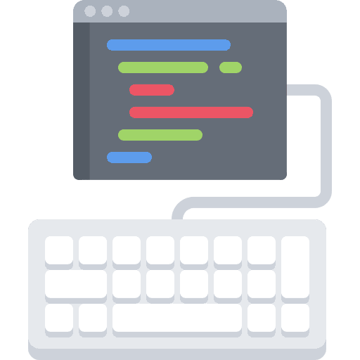 Window window coding computer icon Window window coding computer icon