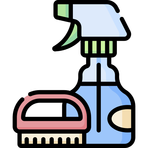 Cleaning products housework housekeeping brush icon