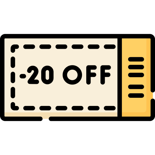 Coupon coupon off sale icon