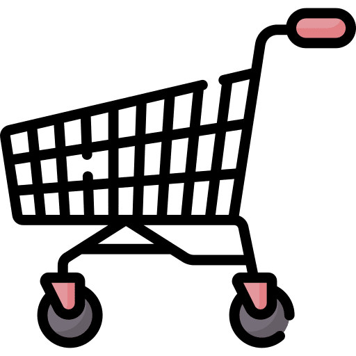 Shopping cart buy trolley commerce and shopping icon