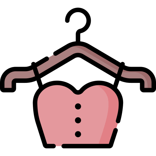 Cloth commerce top shopping icon