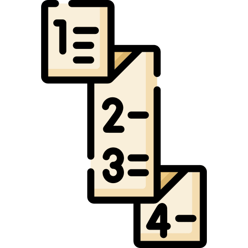 List list paper organization icon