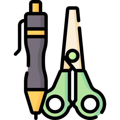 Stationery pencil stationery pen icon