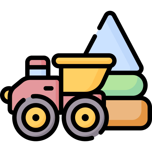 Toy childhood toy kid icon