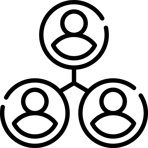 User third party referral share icon