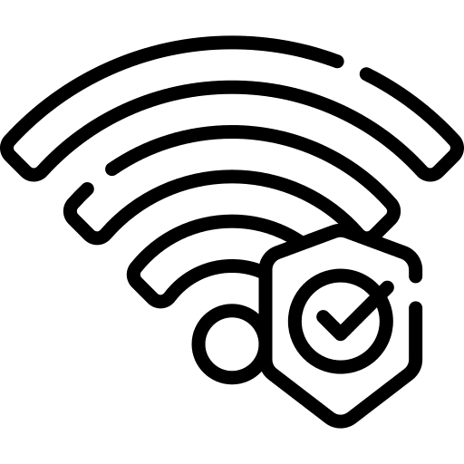 Wifi wireless internet security secure icon