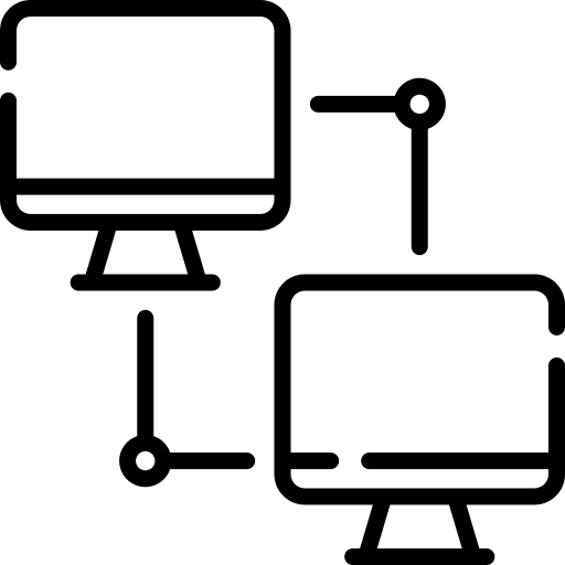 Local network devices computer local network icon Local network devices computer local network icon