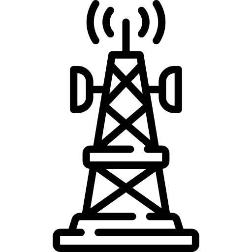 Radio tower signal tower signal wifi icon Radio tower signal tower signal wifi icon