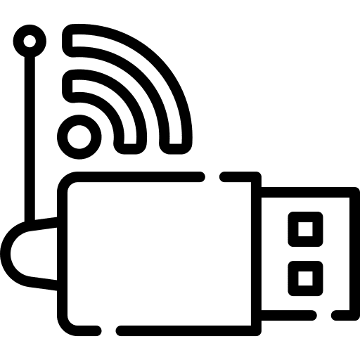 Usb wireless internet electronics communications icon Usb wireless internet electronics communications icon