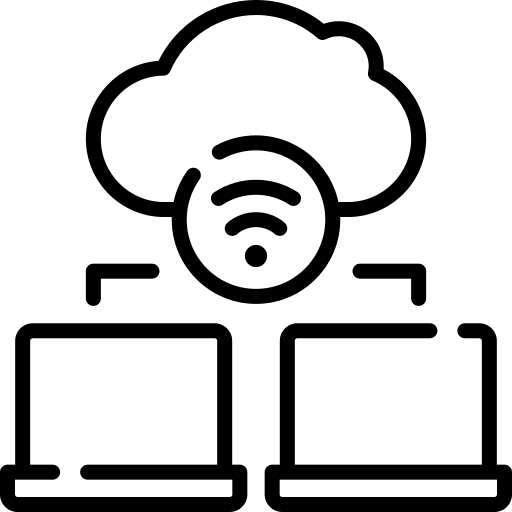 Cloud sharing connector multimedia cloud sharing icon Cloud sharing connector multimedia cloud sharing icon