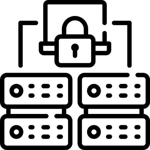 Data security data security network multimedia icon Data security data security network multimedia icon