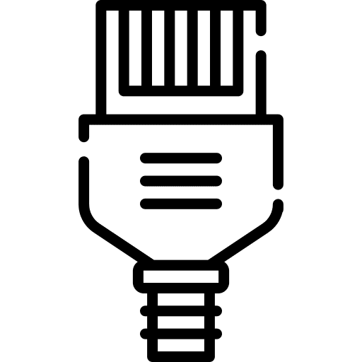 Ethernet device networking network cable icon Ethernet device networking network cable icon