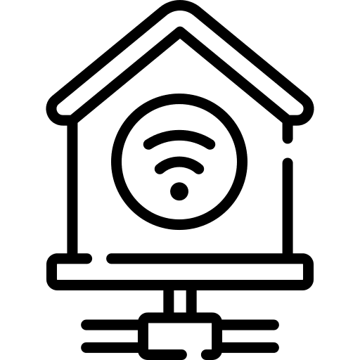 Local network house smart house computing icon Local network house smart house computing icon
