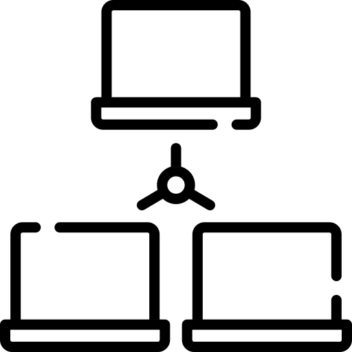 Networking laptop connection local network icon Networking laptop connection local network icon