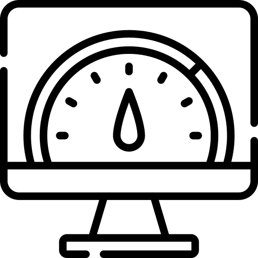 Speedometer speed test web seo and web icon Speedometer speed test web seo and web icon