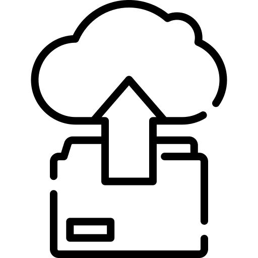 Upload folder data storage uploading icon Upload folder data storage uploading icon