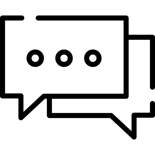 Chat multimedia chat communication icon