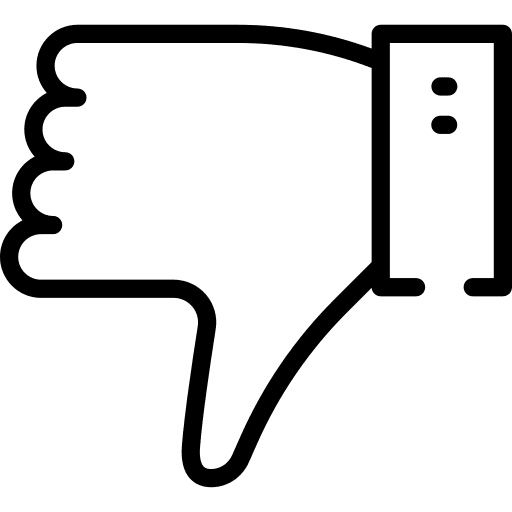 Dislike dislike finger hands icon